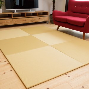 フロアー畳 和紙製畳 清流(黄金色) 6枚