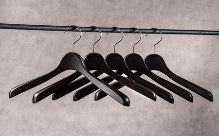 【ナカタハンガー】SET-16N/レディスジャケットハンガー5本