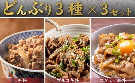 どんぶりの具セット・どんぶりの具・どんぶりの具詰め合わせ 冷凍 惣菜 簡単 レトルト 夜食 おかず 丼