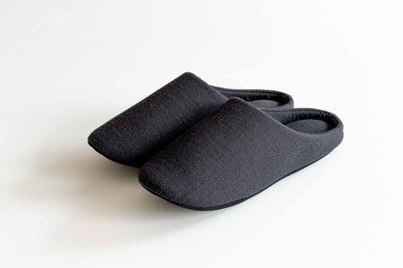 播州織 スリッパ 「Slippers Bird Belly 」 Bird Belly charcoal(チャコール) ・Mサイズ(17-40)