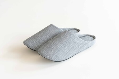 播州織 スリッパ 「Slippers Bird Belly 」Bird Belly gray(グレー) ・Lサイズ(17-40)