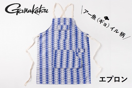 播州織オリジナルデザインエプロン （19-45）　ブルー