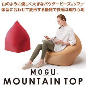 【MOGU】ビーズソファ「MOUNTAIN TOP（マウンテントップ）」RE（本体・カバーセット）〔80-4〕