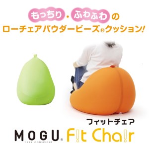 [MOGU]ビーズソファ「Fit Chair(フィットチェア)」LGN(本体・カバーセット)〔30-51〕