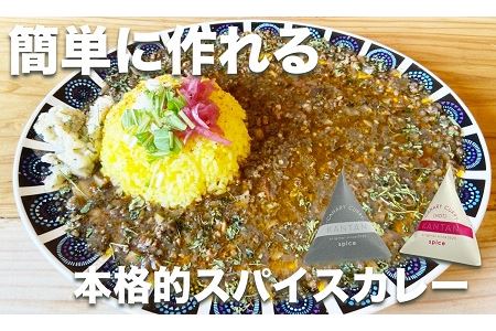 スパイスカレーが簡単に作れるキット (KANTAN spice SET)