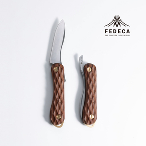 [FEDECA] 折畳式料理ナイフ Solo 名栗イペ 000865