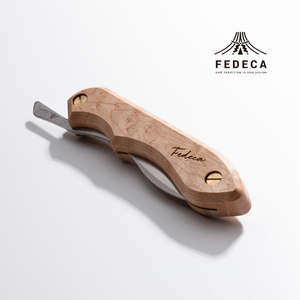 [FEDECA] 折畳式料理ナイフ バーズアイメープル 001214