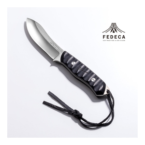 [FEDECA] ブッシュクラフトナイフ リップルブラック 001079