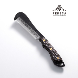 [FEDECA]鍛造バトニング鉈 名栗黒檀 001229
