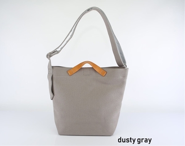 御影屋 松右衛門帆 コンビショルダー dusty gray[ファッション バッグ 兵庫県 高砂市]
