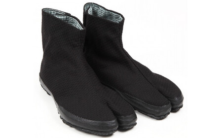 倭紋－わもん－地下足袋 刺子 黒（27.0cm）【兵庫県  高砂市】