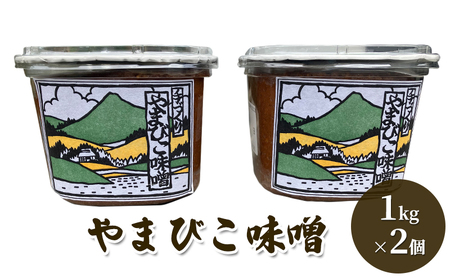 やまびこ味噌 1kg×2個