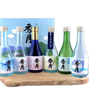 「秀月」蔵元飲み比べ6本セット(冬季限定) | 兵庫県 丹波篠山市 日本酒 お酒 飲みくらべ のみ比べ 飲みやすい 和食 洋食