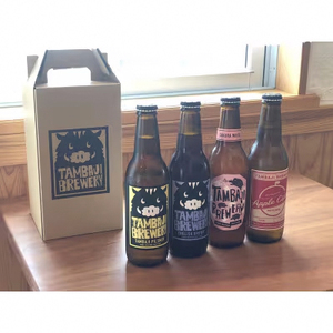丹波路ブルワリー クラフトビール 4本詰め合わせセット BN005 兵庫県 丹波篠山市 呑み比べ 詰め合わせ 飲み比べ 国産ビール ご当地ビール ビールセット 地ビール 高級 おしゃれ ビール好き