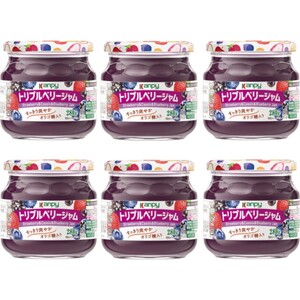カンピー トリプルベリー ジャム 280g 1ケース(6本入) | 兵庫県 丹波篠山市 ギフト 朝食 果実ジャム フルーツジャム オリゴ糖配合 トースト ヨーグルト 家族向け まとめ買いに いちご カシス ブルーベリー