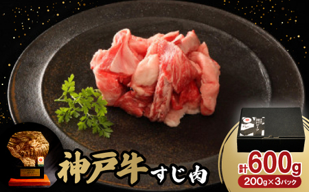 神戸牛すじ肉600g[配送不可地域:離島]