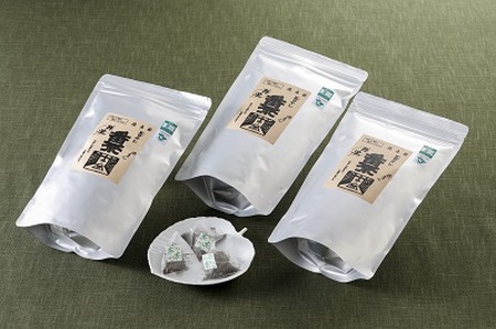 丹波・有機栽培 天日干し赤ちゃん番茶テトラ(2g×50個入り)3袋