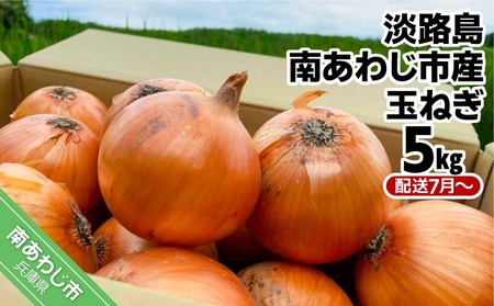 淡路島 南あわじ市産玉ねぎ5kg　◆配送7月～