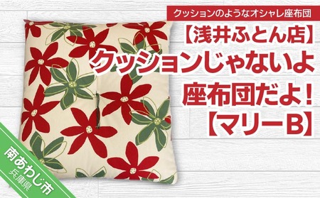 クッションじゃないよ座布団だよ![マリーB]