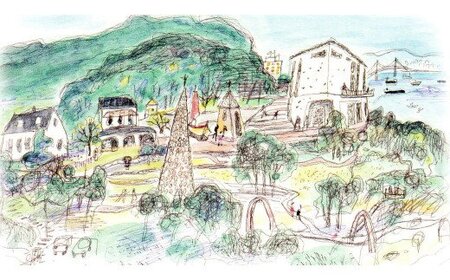 アート山大石可久也美術館利用券セット(3,000円分)