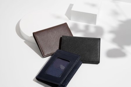 H-192　サフィアーノパスケース　ネイビー