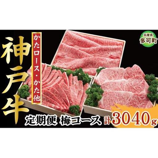 神戸牛 定期便「梅」コース 全６回 TK梅 [1219]