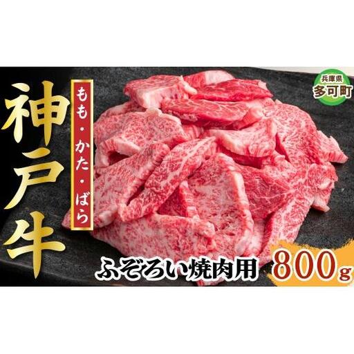 【訳あり】神戸牛 焼肉用（不揃い） 800g TKY1-2 [1205]