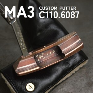 MAKINO MA3カスタムパター　C110.6087　930FS01N.／ゴルフ ゴルフクラブ パター 軟鉄鍛造