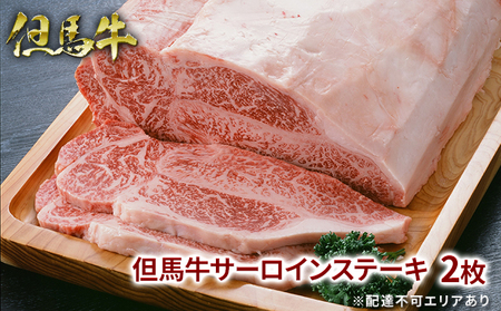 但馬牛 サーロイン ステーキ 200g×2枚 計400g[ 牛肉 お肉 ブランド牛 キャンプ BBQ アウトドア バーベキュー ギフト 母の日 父の日 ]