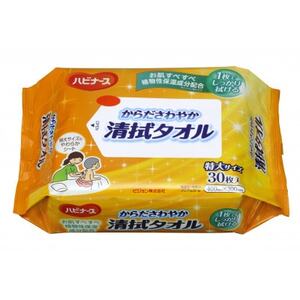 ハビナース からださわやか清拭タオル 30枚入×16個