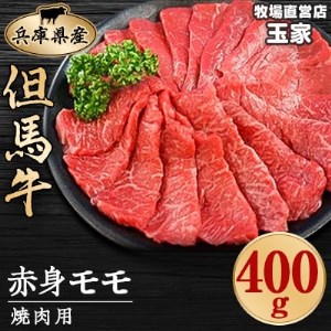 但馬牛　赤身　焼肉用　400g　兵庫県産【配送不可地域：離島】【1131678】