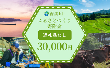 [返礼品なし]兵庫県香美町 ふるさとづくり寄附金(30,000円分)30000 30000円 三万円 25-45