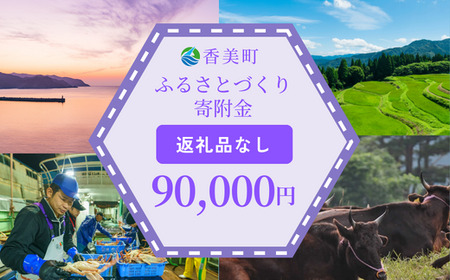 [返礼品なし]兵庫県香美町 ふるさとづくり寄附金(90,000円分)90000 90000円 九万円 25-51