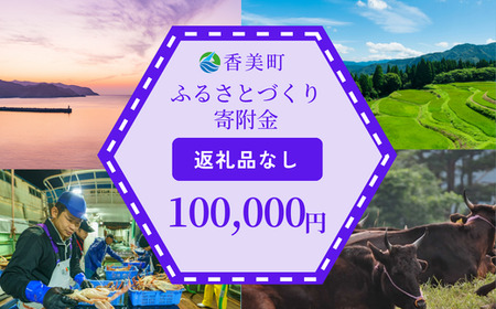 [返礼品なし]兵庫県香美町 ふるさとづくり寄附金(100,000円分)100000 100000円 十万円 25-52