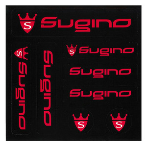 Sugino Sticker Sheet Black ステッカー ブラック 株式会社スギノエンジニアリング 12-095