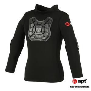 apt' プロテクター キッズ インナー ランバイク用 パッド付シャツ 腕カバー 肘プロテクター 付き 子供用シャツ STGIN 22-028[サイズ選択可能]