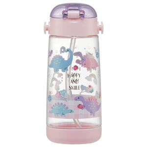 ワンプッシュストローボトル 480ml PDSH5 ハッピー&スマイル レインボー 646287 5-114