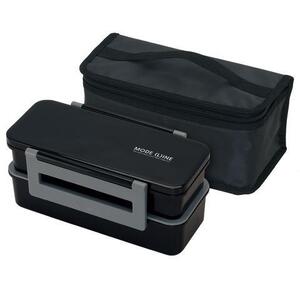 デカ2段ランチボックス モードライン 総容量1300ml 弁当箱 ランチボックス 大容量 8-068