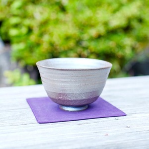 お茶碗(銀色)大塩 恵旦作
