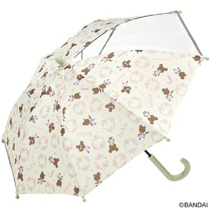 子ども傘 40cm くまのがっこう ポリエステル 雨傘 長傘 5-171