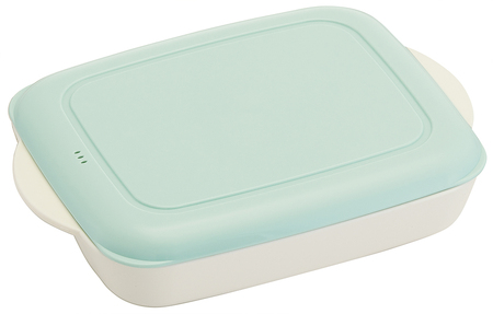 フタ付き 作り置きワンプレート(L)[840ml] LHM2N パウダーパステル グリーン 奈良県奈良市 3-047 522260