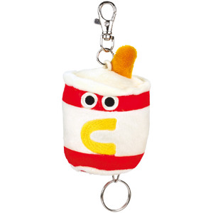 ぬいぐるみ リール付き キーホルダー ZRNK1 バーガーコンクス ドリンク BURGER CONX 奈良県奈良市 4-180 683695