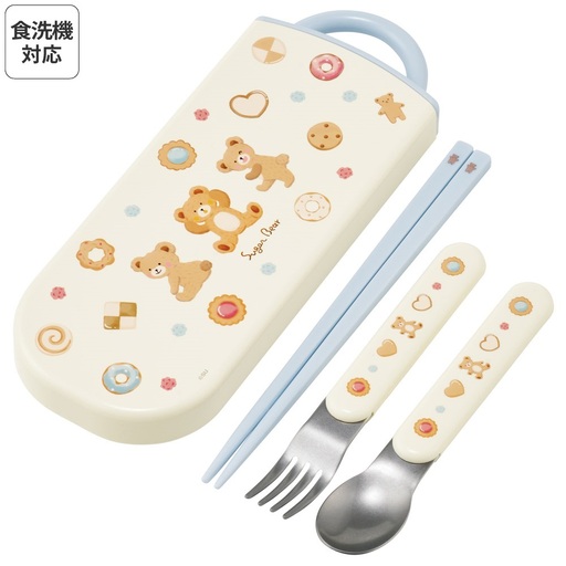 カトラリーセット（箸 スプーン フォーク） 日本製 TACC2 くま Suger Bear 奈良県奈良市 skt061 スケーター 732867