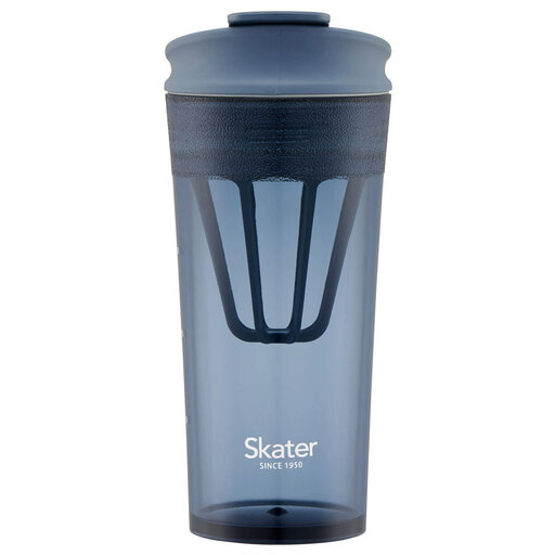 シェイカー付き タンブラー 420ml（メモリ付き） PTBFS4 ブルーグレー 奈良県奈良市 skt146 スケーター 697722