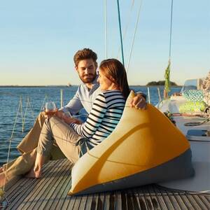 Yogibo Zoola Pyramid サンシャイン_雑貨・日用品 家具・インテリア _[配送不可地域:離島]