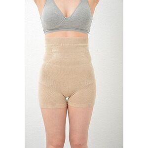 日本製 オーガニックコットン 腹巻パンツ1分丈 ナチュラル [610-7239]_装飾品・工芸品 服飾小物 _