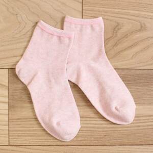 裏返しオーガニックコットンボタニカルダイソックス(ストロベリー)2足セット/NSGK23-21_装飾品・工芸品 服飾小物 _