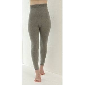 日本製 オーガニックコットン ゆるふわレギンス 無縫製 グレー (6646-7750)