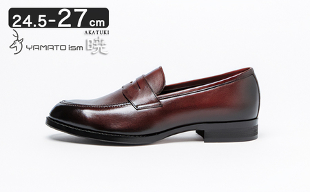倭イズム ( ヤマトイズム ) 牛革 マッケイ ビジネスシューズ 紳士靴  YAP700 ( ワイン )  ファッション メンズ 男性 履き心地 日本製 上品 光沢 耐久性 3E  BN002 27.0cm