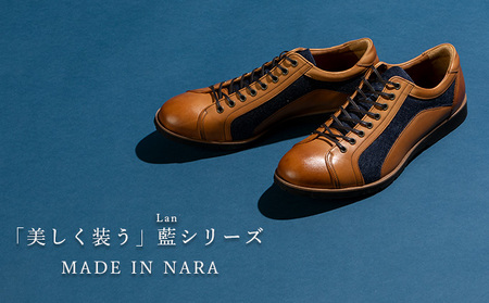倭イズム 牛革×デニム紳士靴 YA3310 ブラック 26.5cm | 奈良県大和郡山 